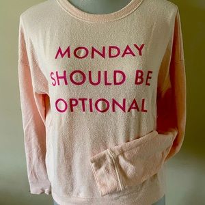 V-back cut out sweatshirt